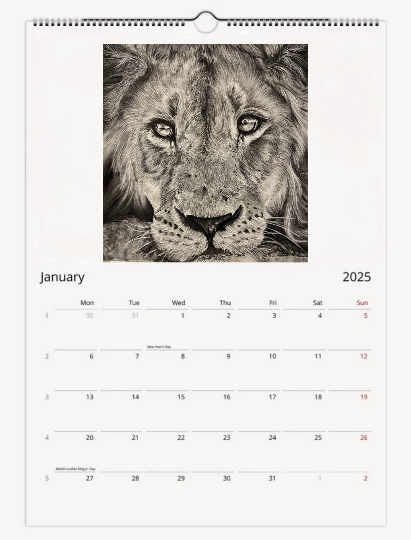 2025 A3 Calendar Pre Order