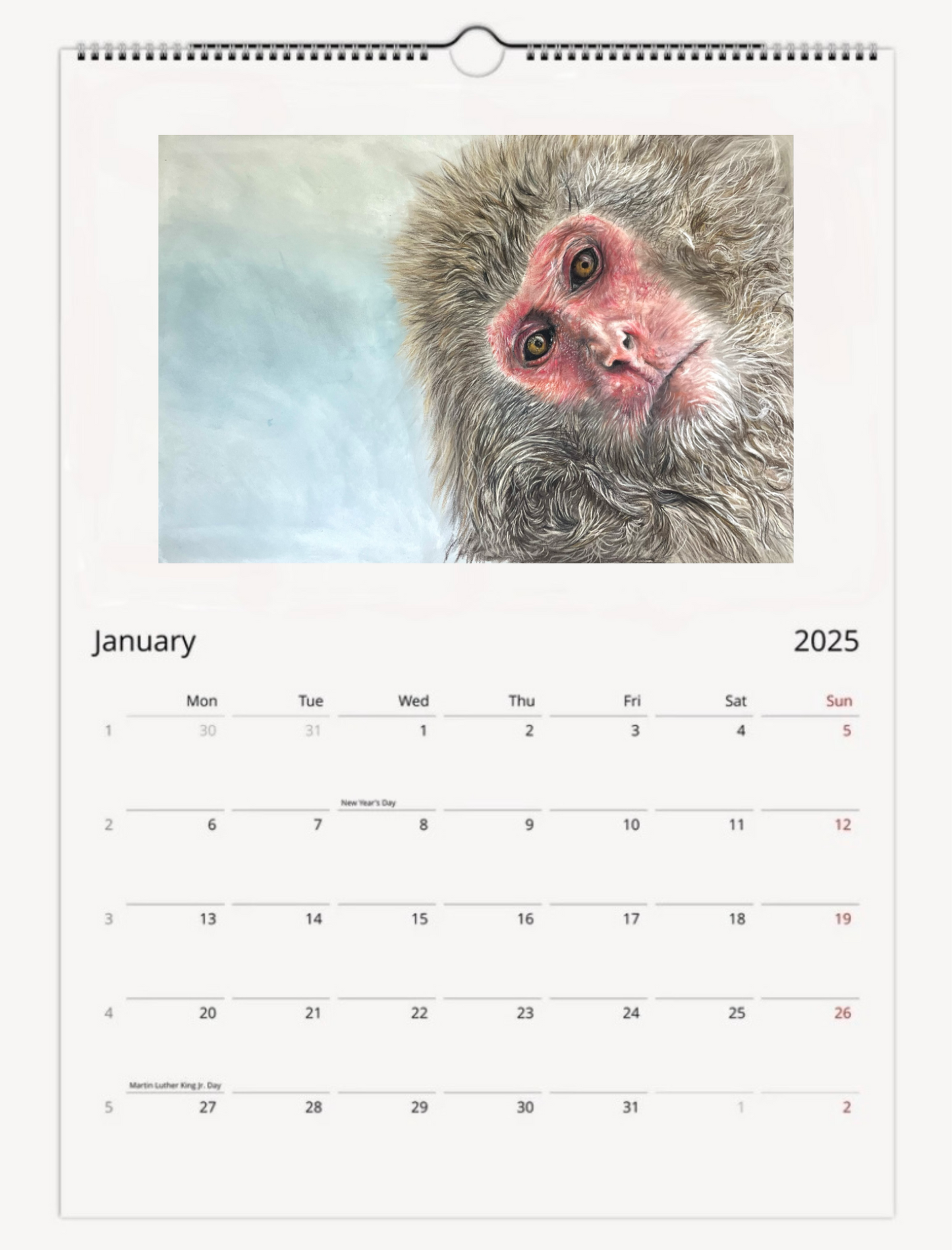 2025 A3 Calendar Pre Order