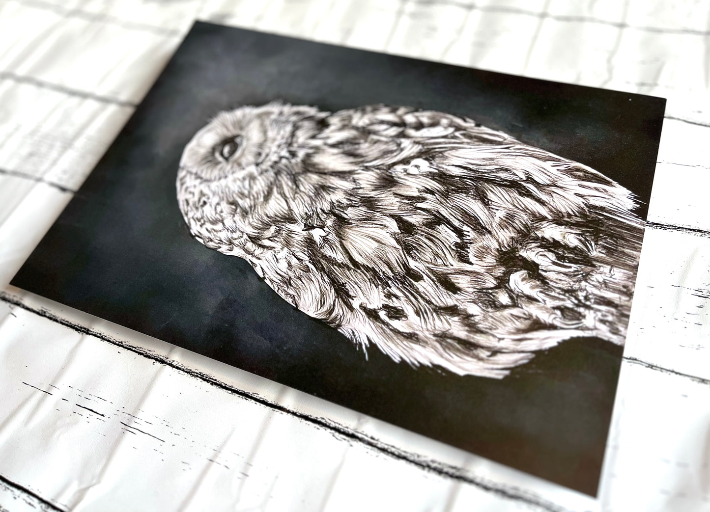 Look To The Dawn Part 1 Owl A4 Print
